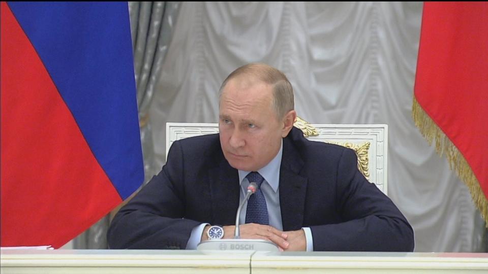 ЗАПИСЬ: Президент РФ Владимир Путин проведет заседание Совета безопасности