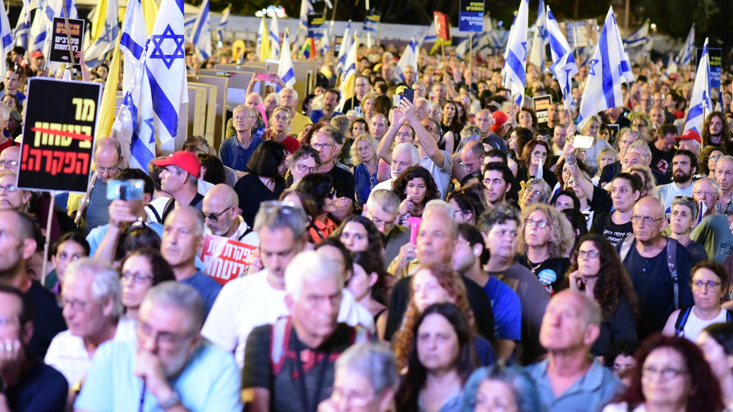 ? Live: Live from 'Bring Them Home Now' rally at Hostages Square