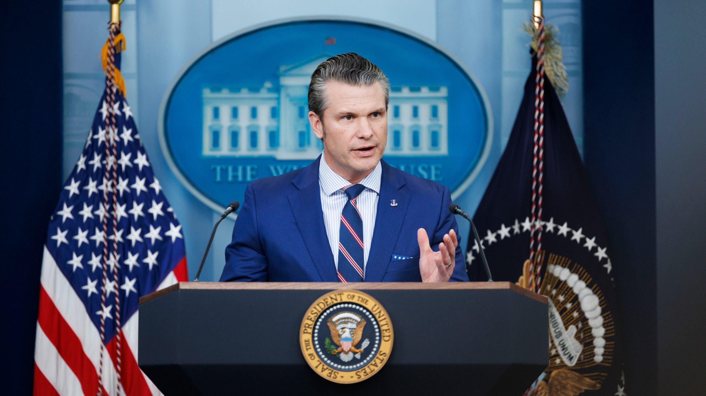 ?  Live: US War Sec Hegseth holds latest Pentagon briefing on Iran