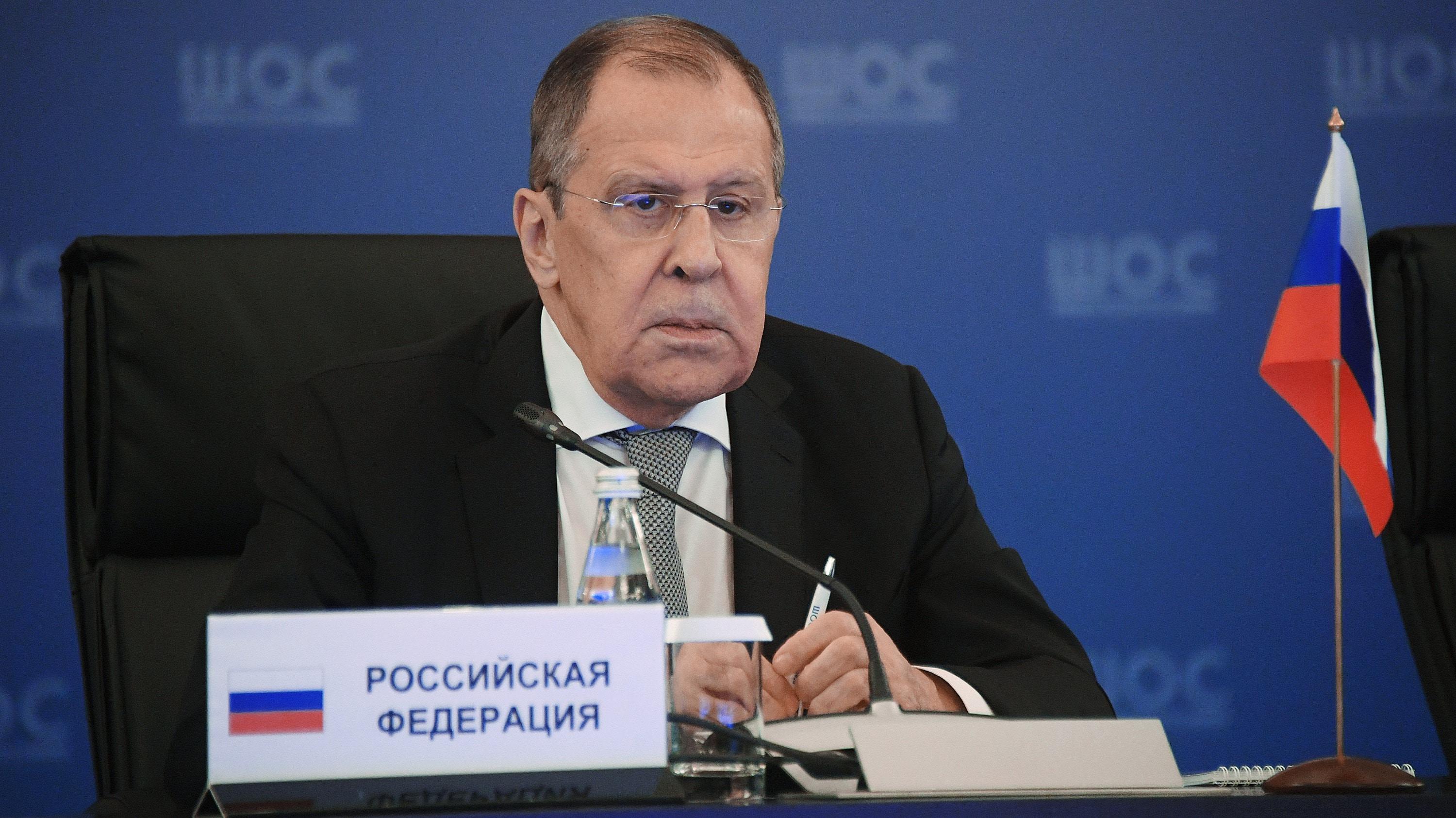 ?  Live: Russia's Lavrov meets with SCO secretary general
