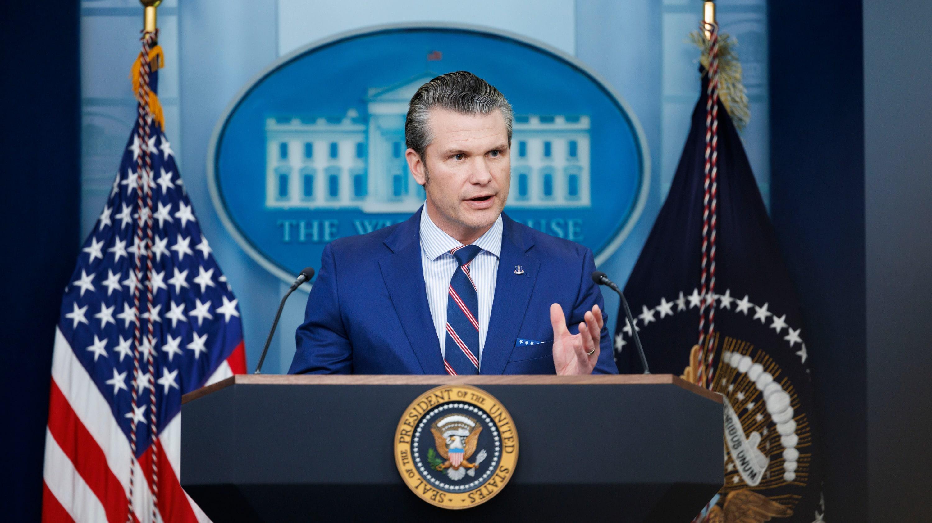 ?  Live: US War Sec Hegseth holds latest Pentagon briefing on Iran