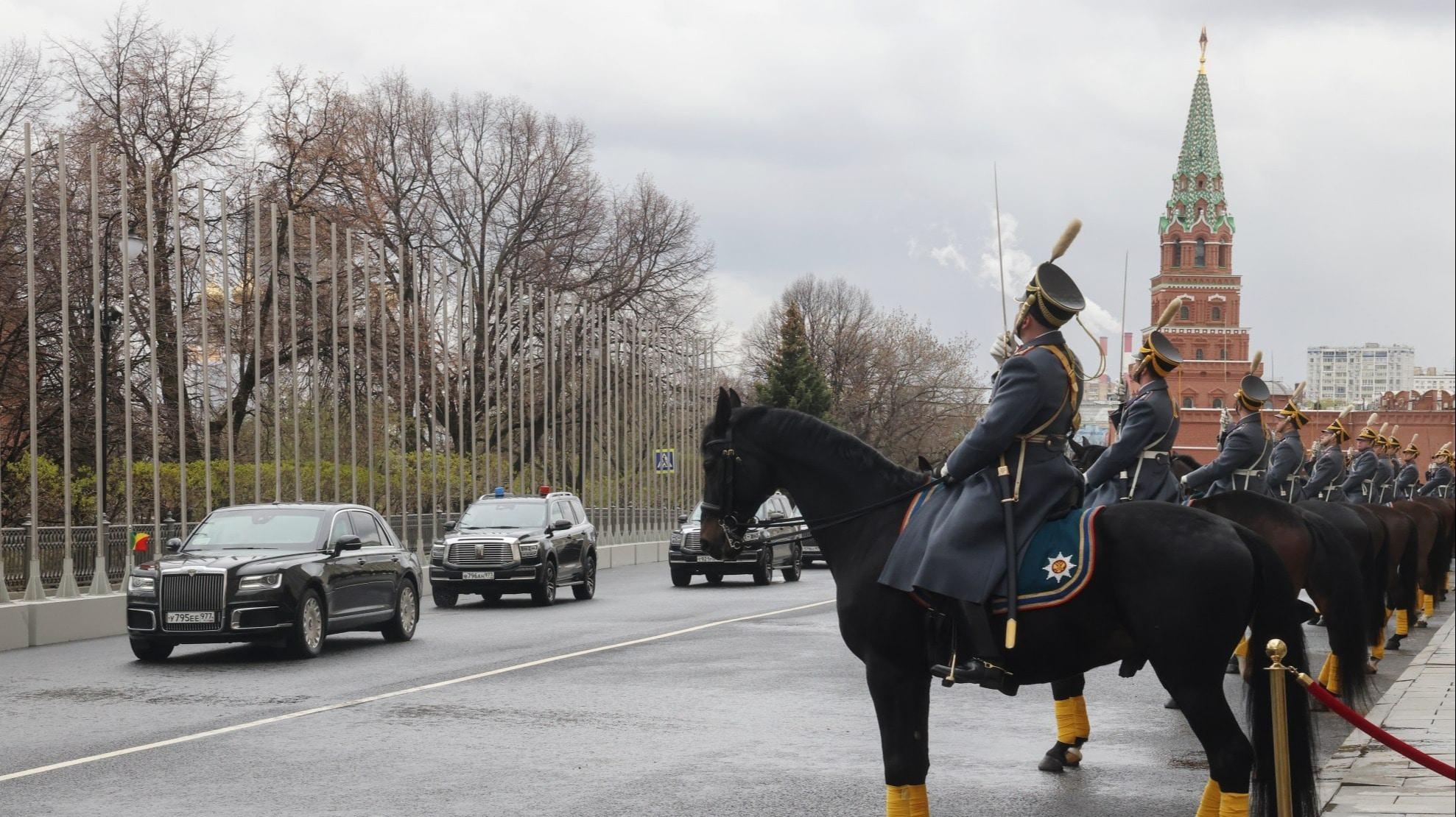 ?  Live: Leaders arrive at Kremlin for Victory Day events