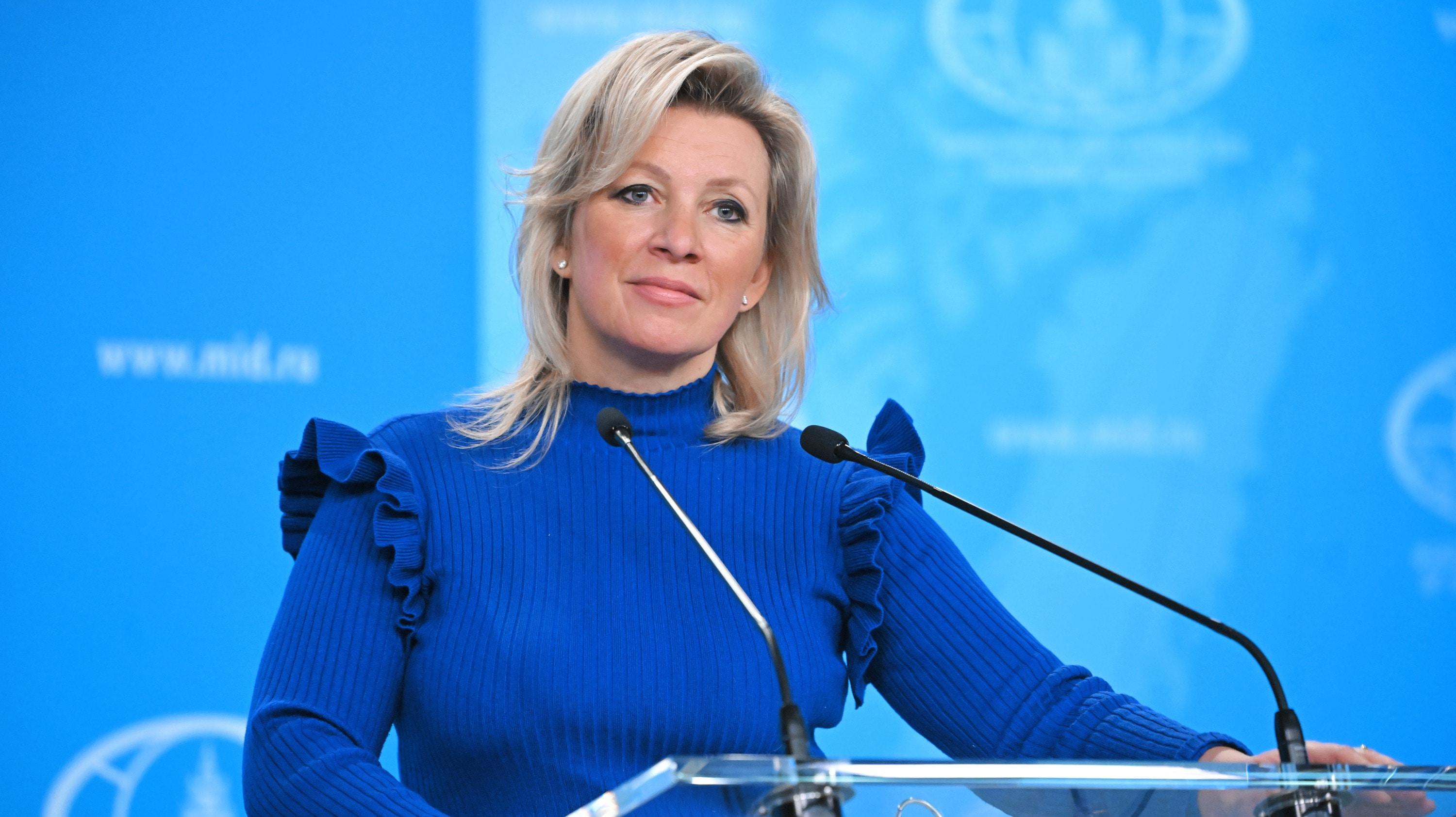 ?  Live: Russian MFA spokesperson Zakharova holds 