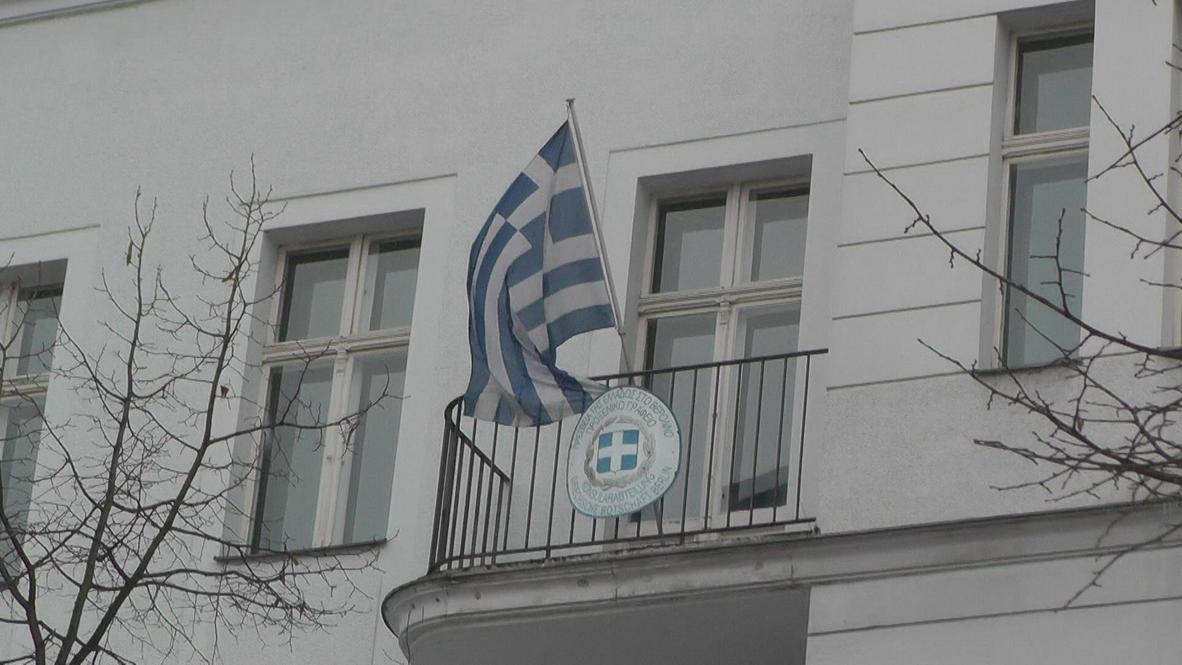 Germany: Berlin solidarity protest challenges EU demands on Greece.
