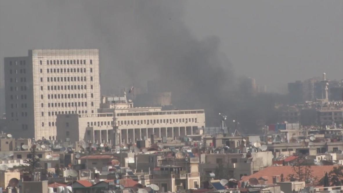 Syria: Triple car bombing strikes the heart of Damascus