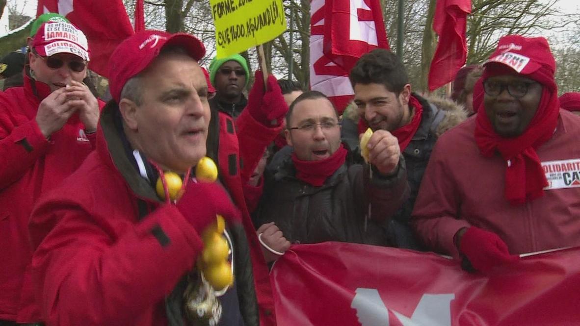 Belgium: Thousands rally against the Troika in Brussels