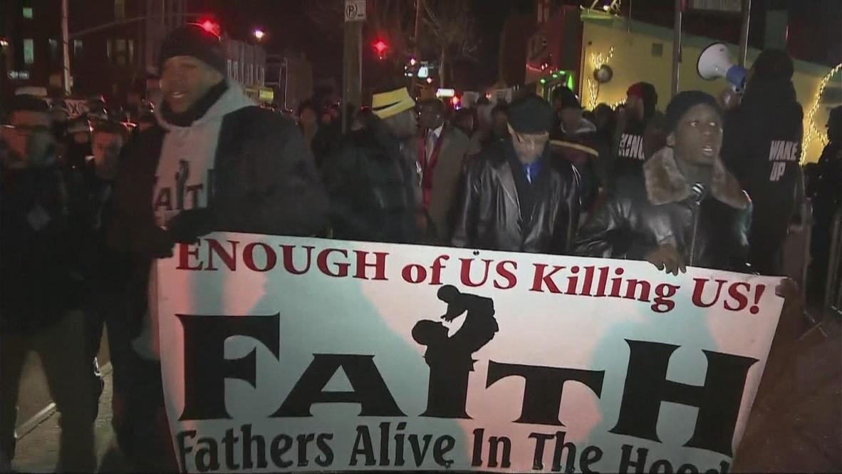 USA: Brooklyn hit by unrest after deadly police shooting of teen