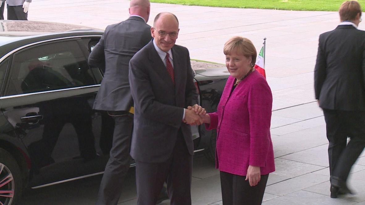 Germany: New Italian PM makes Merkel top priority