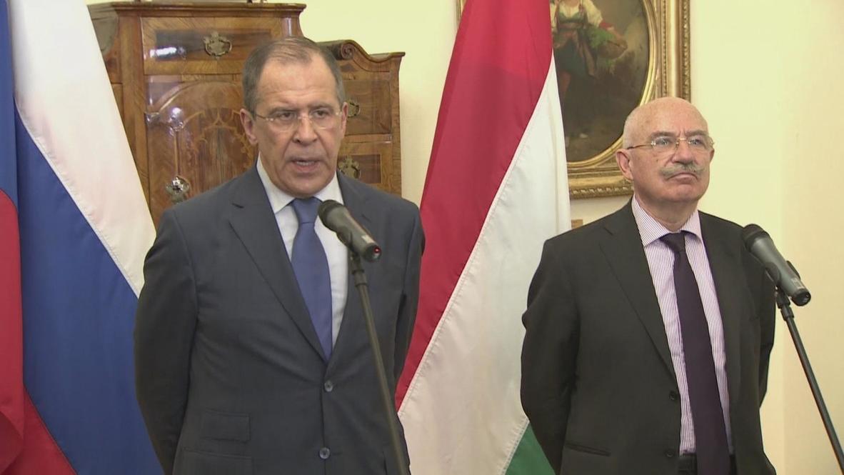 Hungary: Lavrov likens UN blanket Syria search demand to Iraq resolution