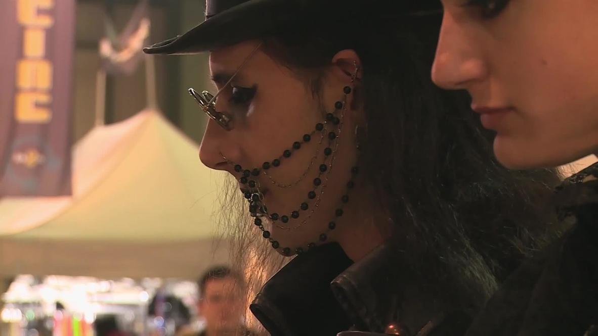 Germany: Darkness descends on Leipzig as goths take over