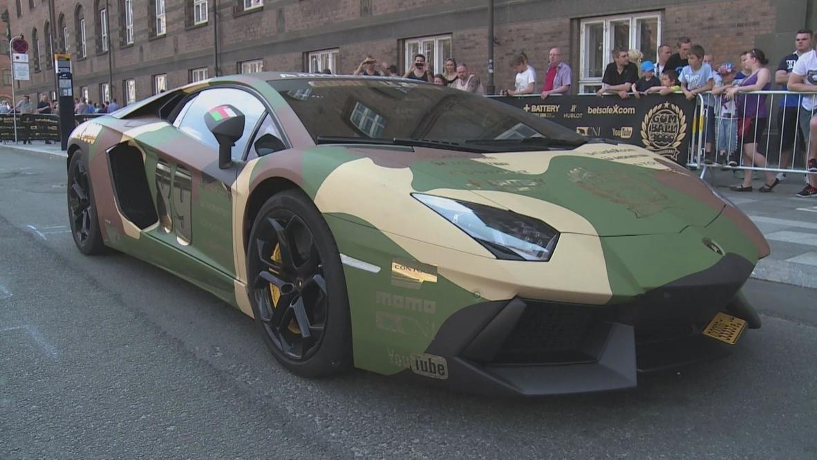 Denmark: The world's most expensive cars rev up for Gumball 3000