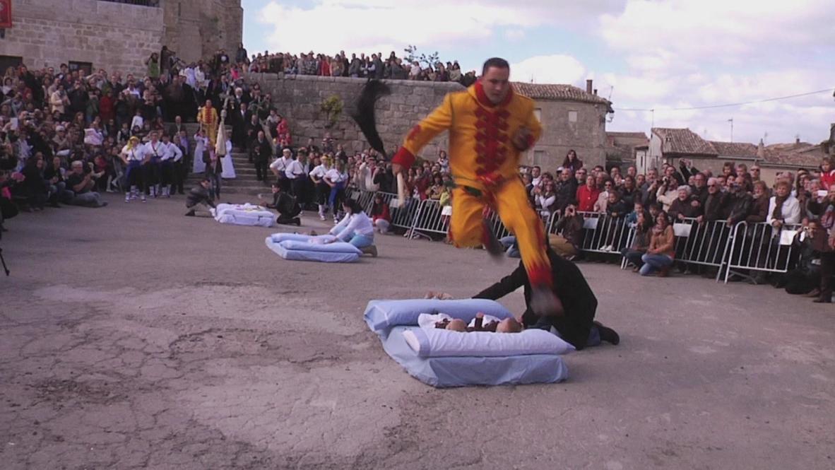Spain: Babies purified by the Devil's Leap