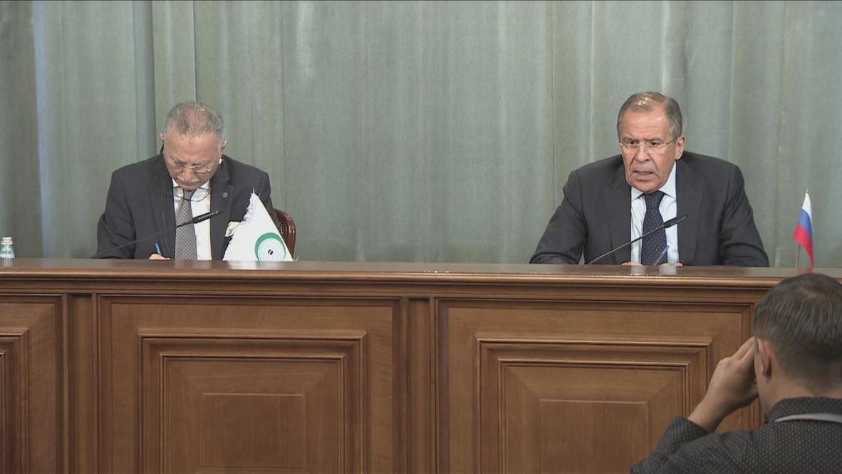 Russia: Lavrov says international community must end 'game' in Syria
