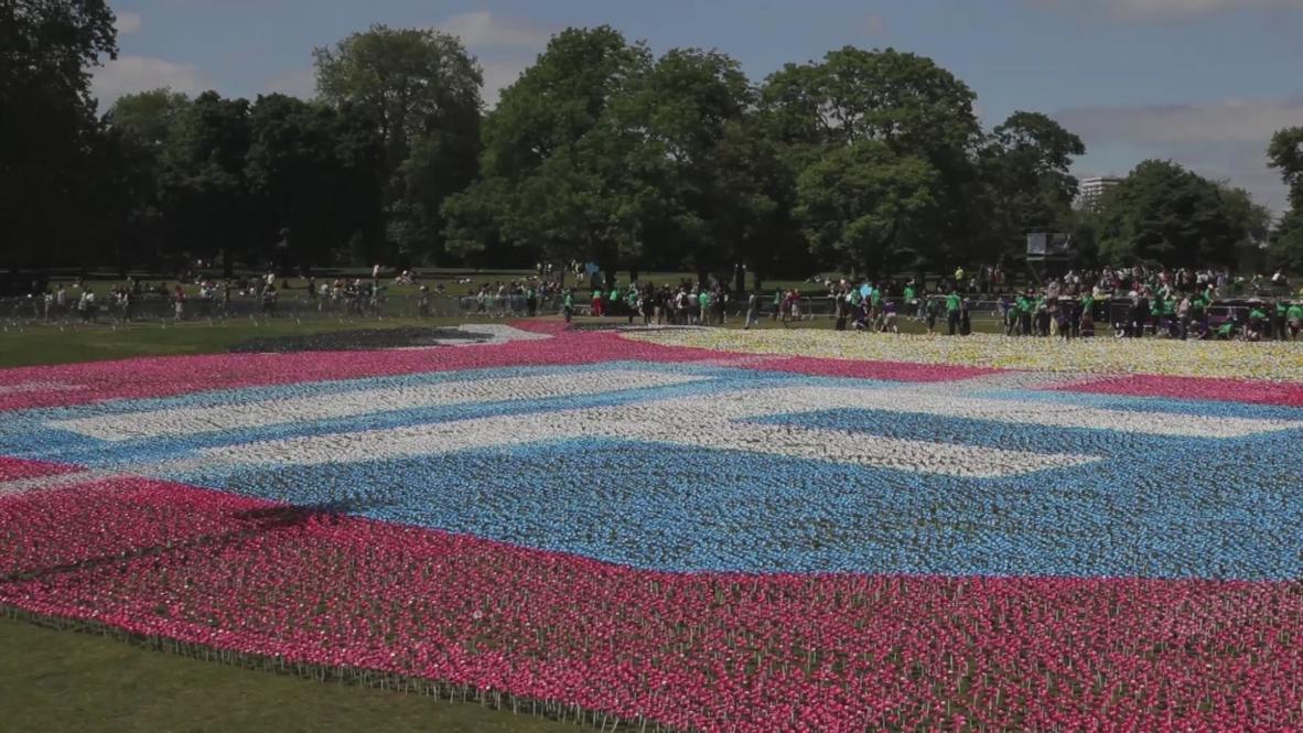 UK: 45,000 rally to demand end to hunger ahead of G8 summit