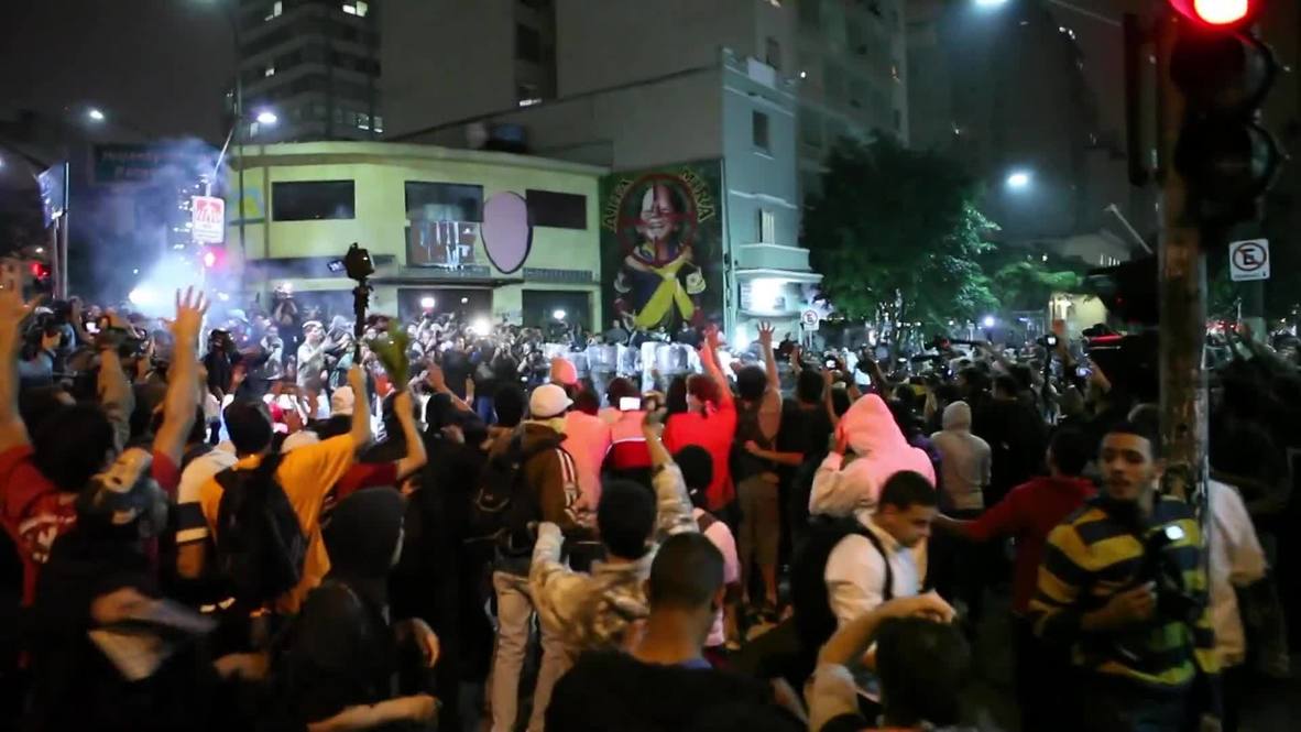 Brazil: Seriously? Youth trash city for 10 cents?