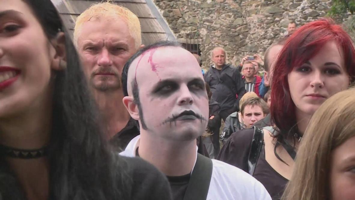 Poland: Goths go wild at castle rock fest