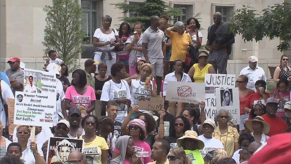 USA: Trayvon Martin protesters cry for justice in Washington