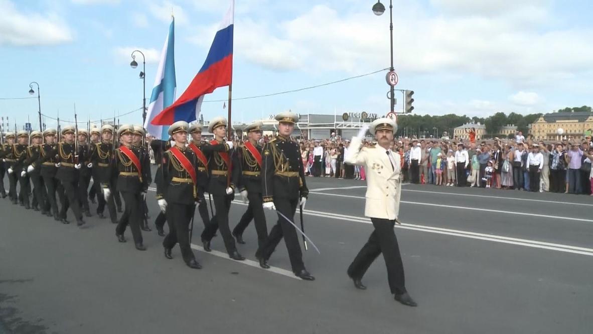 Russia: Ukrainian Navy welcomed in St. Petersburg