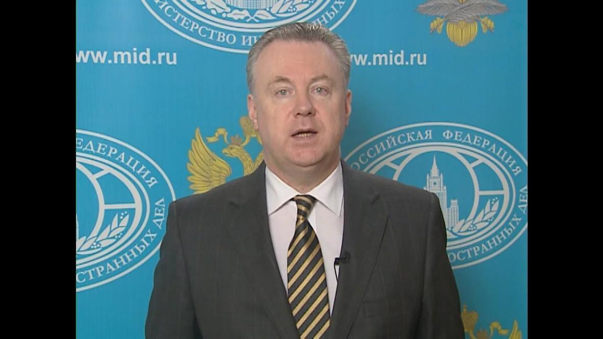 Russia: US stance on Syria in direct conflict with G8 agreement - Russia