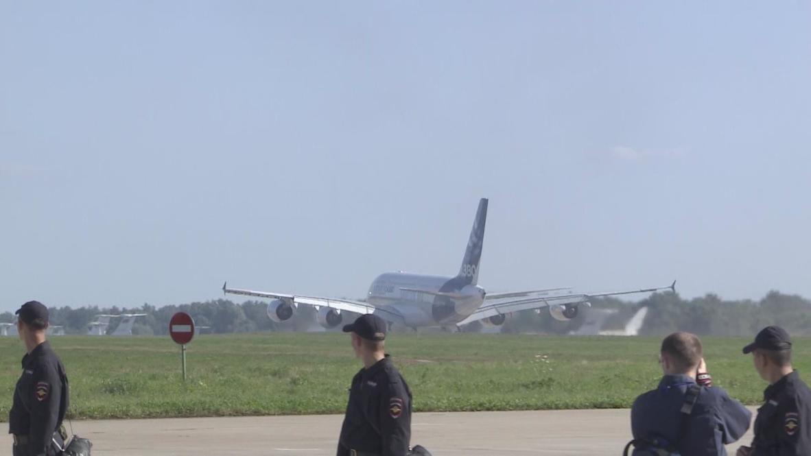 Russia: World's largest passenger jet showcased at MAKS