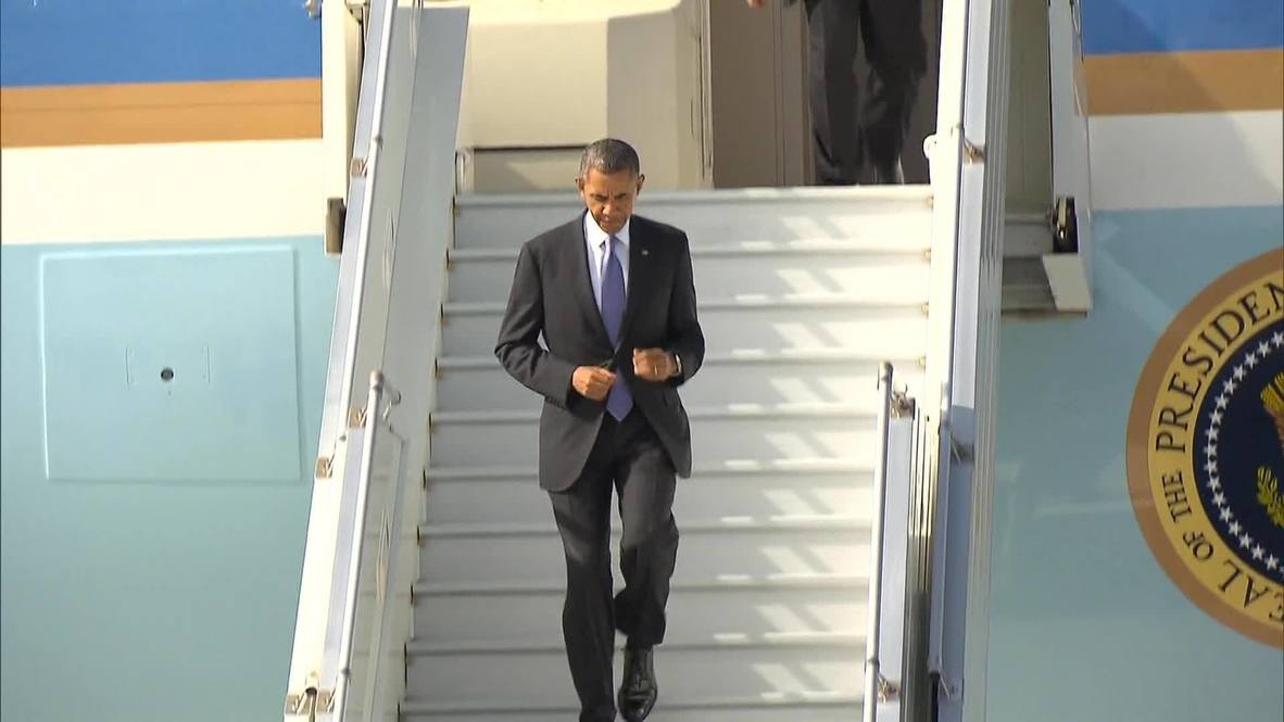 Russia: Obama touches down ahead of G20