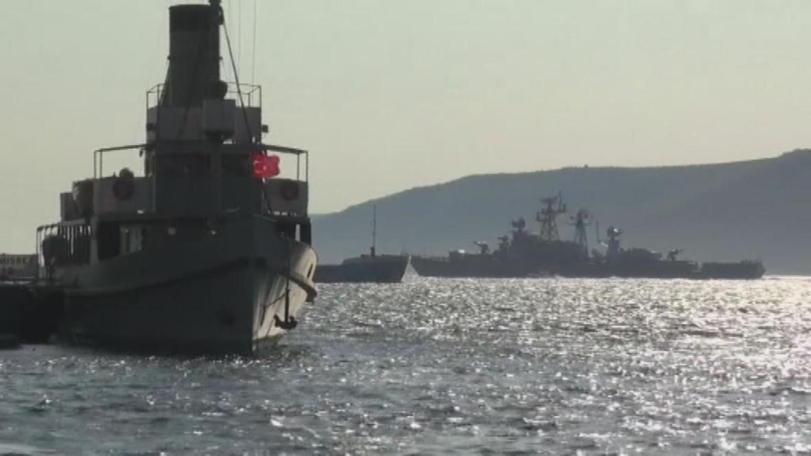 Turkey: Missile cruiser sets sail to Syria