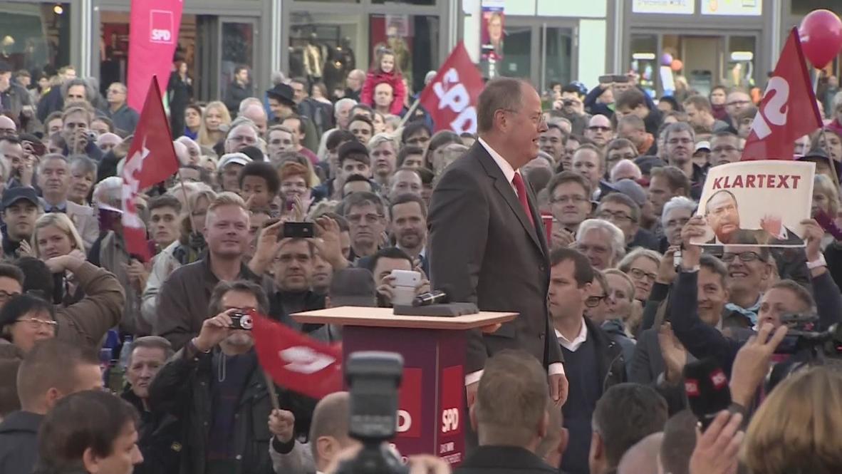 Germany: Steinbrueck whips up SPD supporters ahead of elections