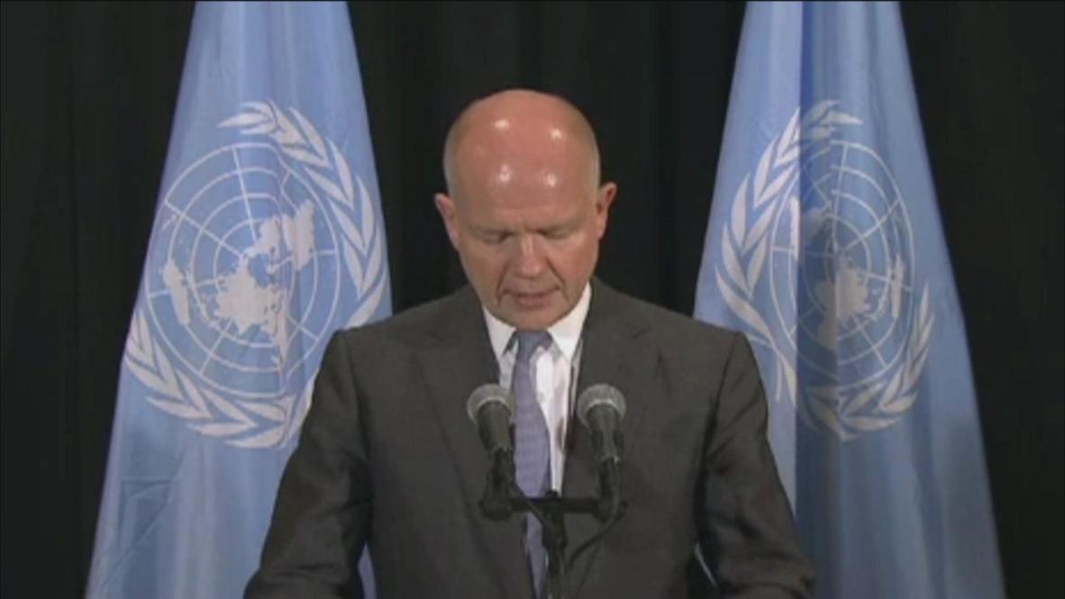 USA: "statements to be matched by concrete steps by Iran" - Hague