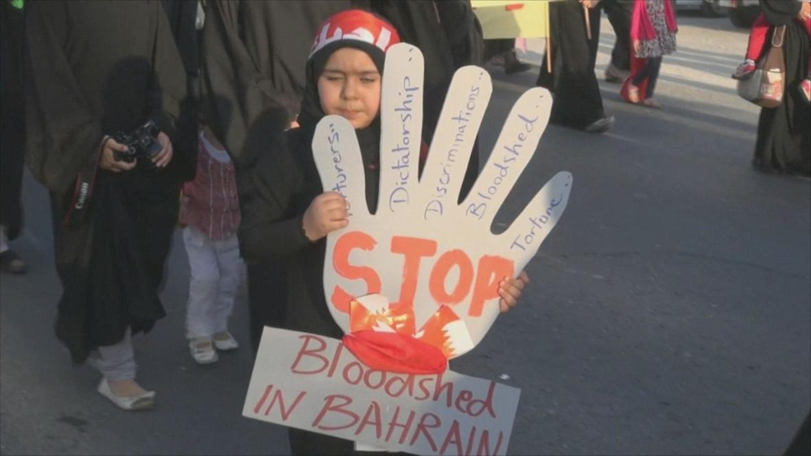 Bahrain: Tens of thousands march against the government