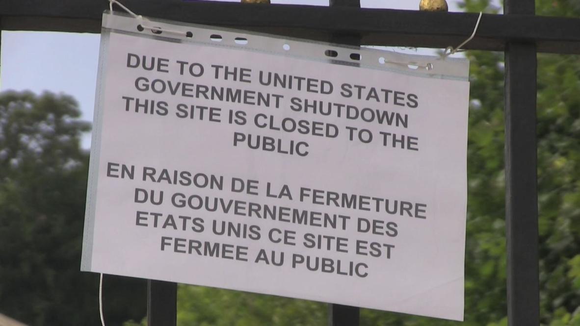 France: US shutdown slams gates on world war memorials overseas
