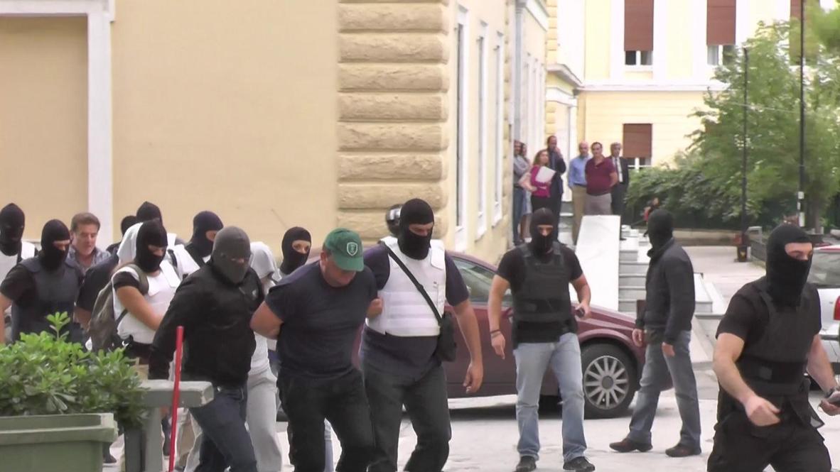 Greece: Golden Dawn members escorted to court