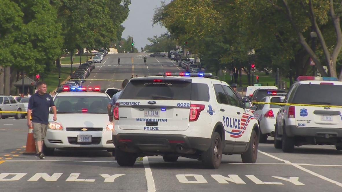 USA: Capitol Hill car chase shoot out throws Washington into lockdown