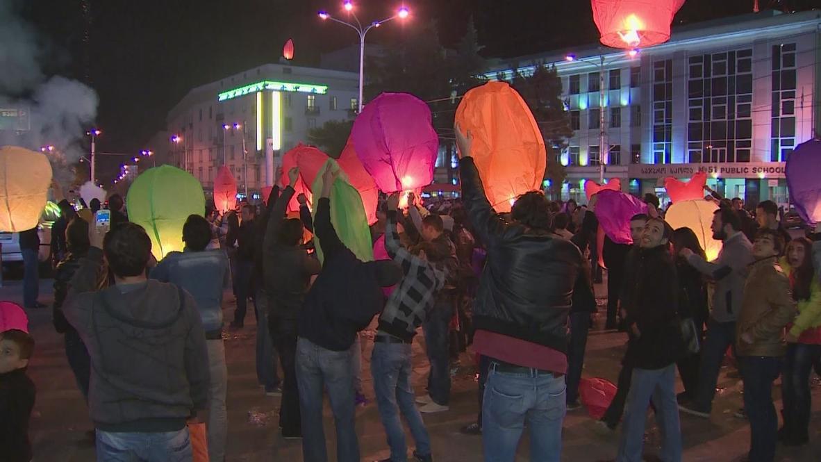 Georgia: Celebrations begin three days before official election results