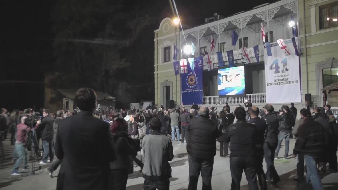 Georgia: Georgian Dream party takes lead in election exit polls