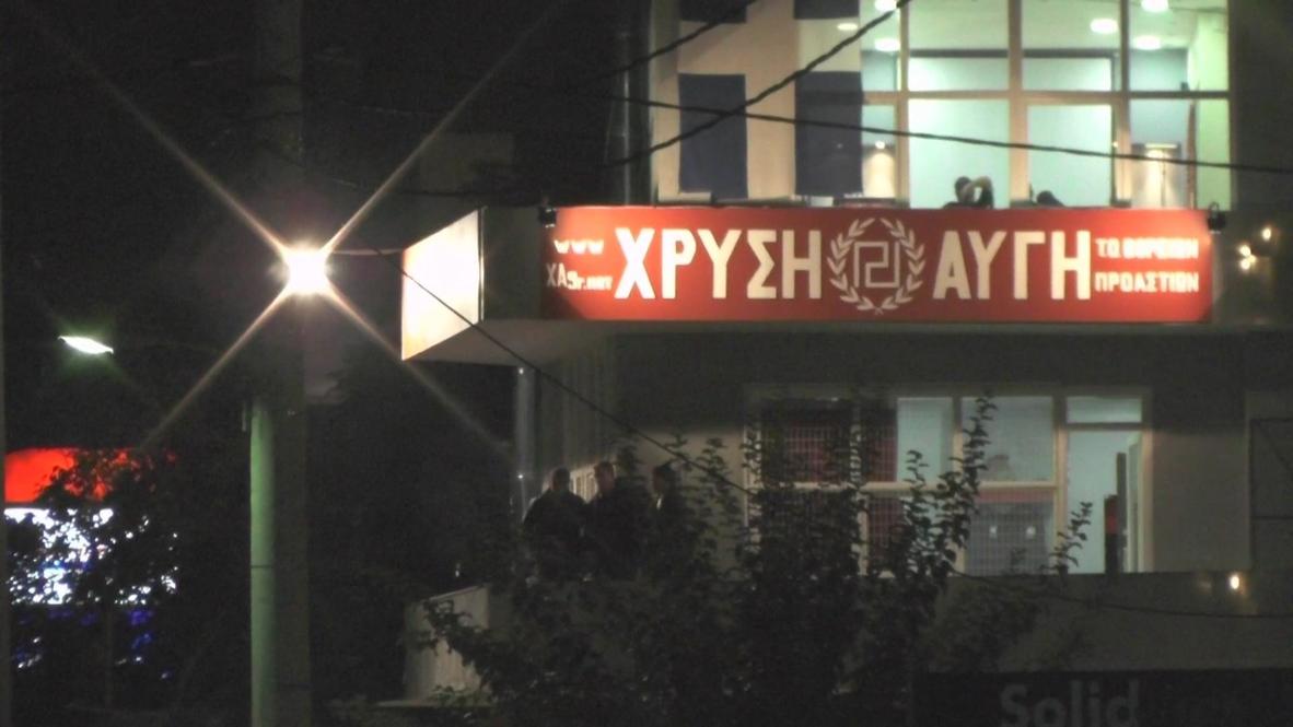 Greece: Candlelight vigil for two killed Golden Dawn members