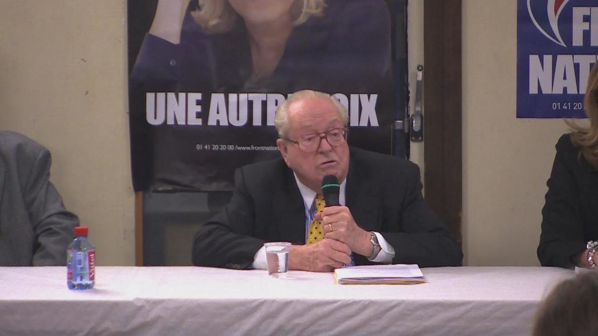 France: Jean Marie Le Pen under fire from Paris protesters