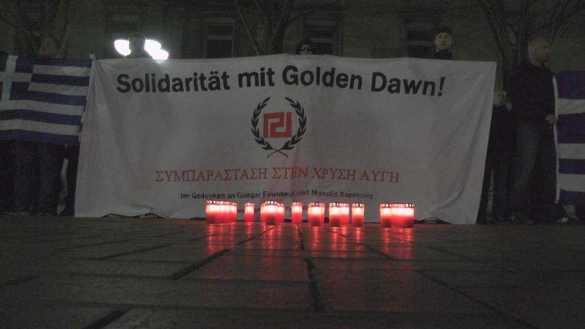 Germany: Golden Dawn solidarity protest in Dortmund