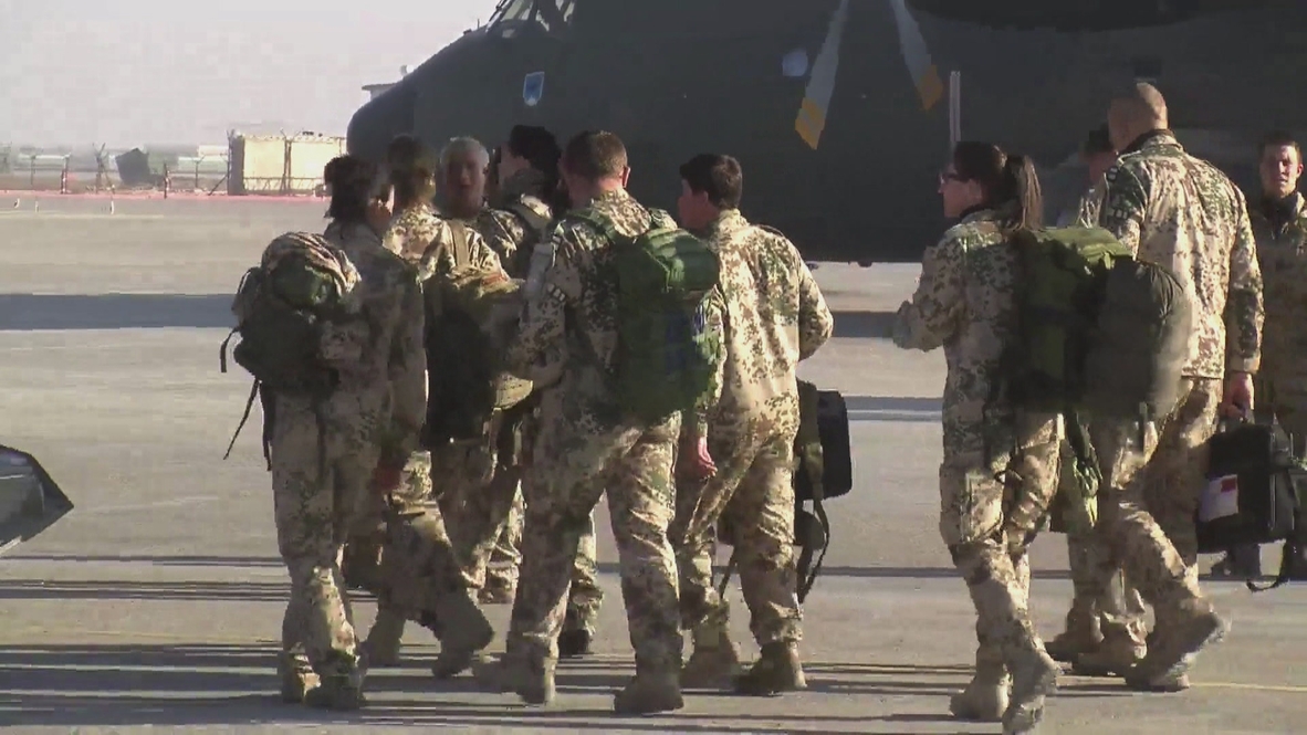 Afghanistan: German troops return from Afghanistan