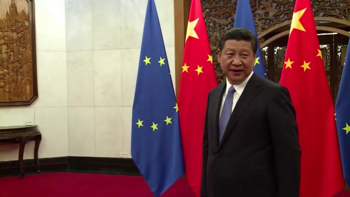 China: Xi Jinping meets EU leaders in Beijing
