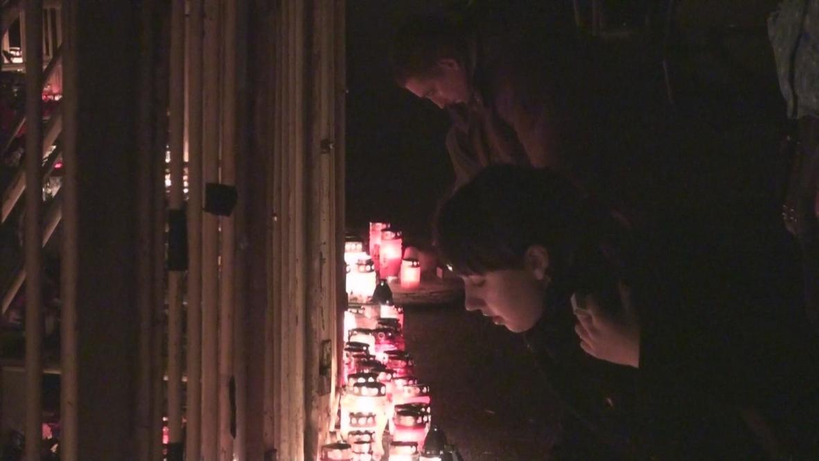 Latvia: Candles lit for victims of supermarket disaster