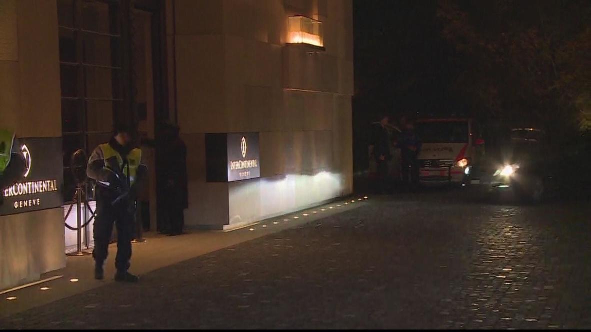 Switzerland: Russian FM returns to InterContinental hotel