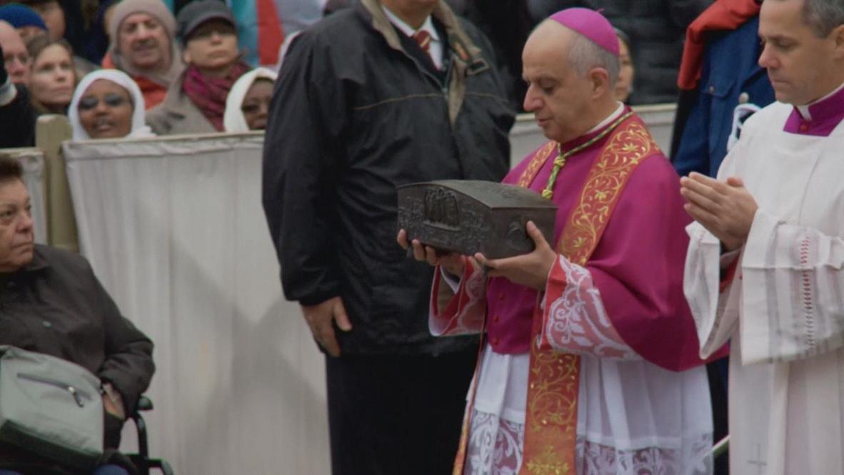 Vatican City: 'Bones of St. Peter' go on public display for first time in history