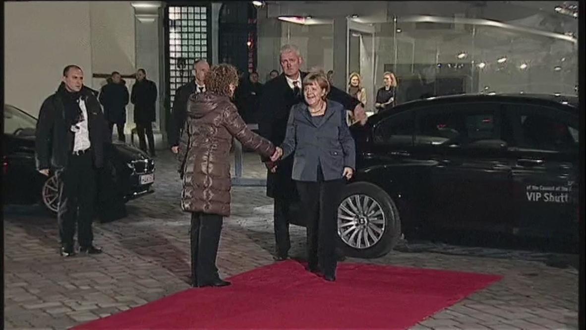 Lithuania: Merkel - Ukraine-EU partnership "probably won't happen this time"