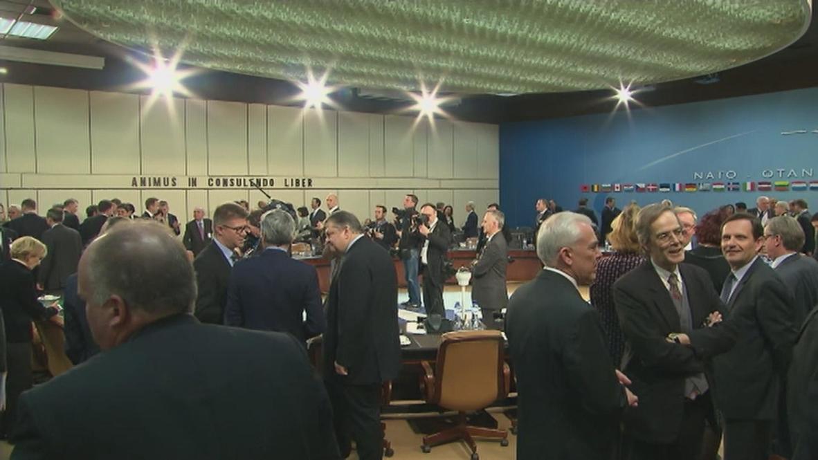 Belgium: Kerry attends NATO opening remarks
