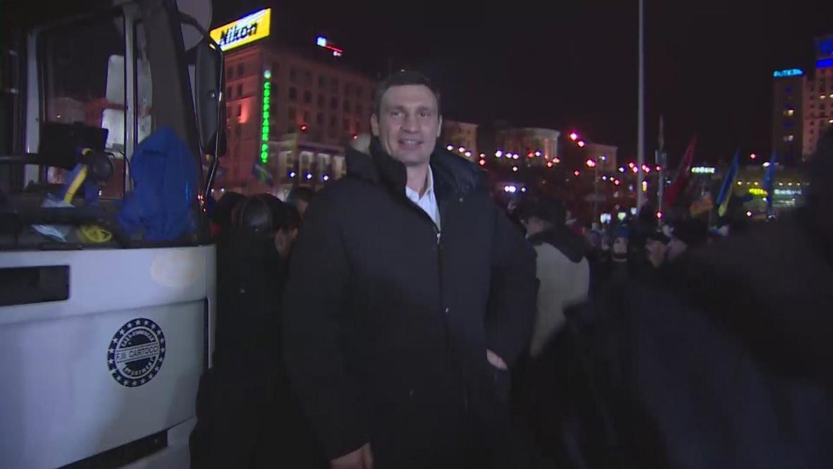 Ukraine: Klitschko won't be intimidated by government