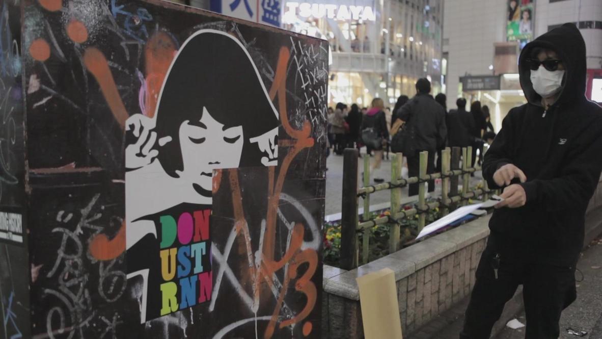 Japan: Graffiti activist 281 Anti Nuke fighting for free speech
