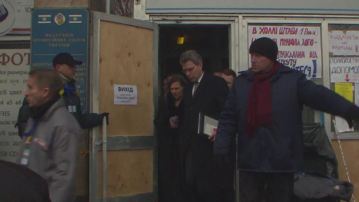 Ukraine: Victoria Nuland meets with Ukraine's opposition