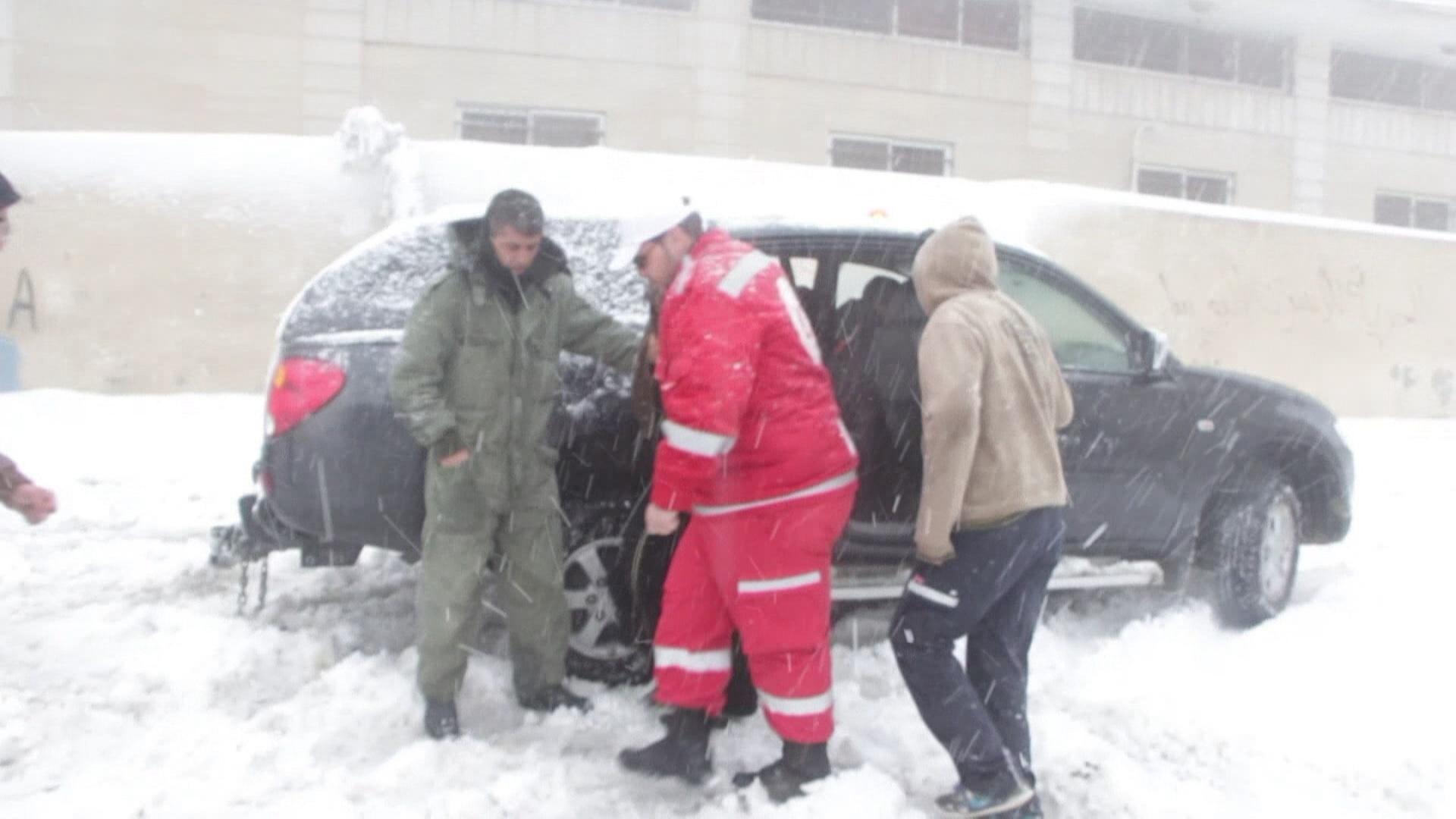 Palestine Snow storm hits Palestine Video Ruptly