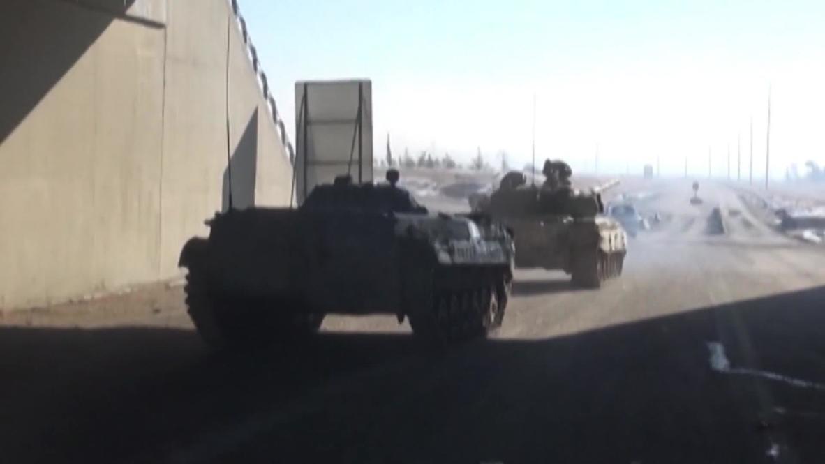 Syria: Government forces close in on Adra