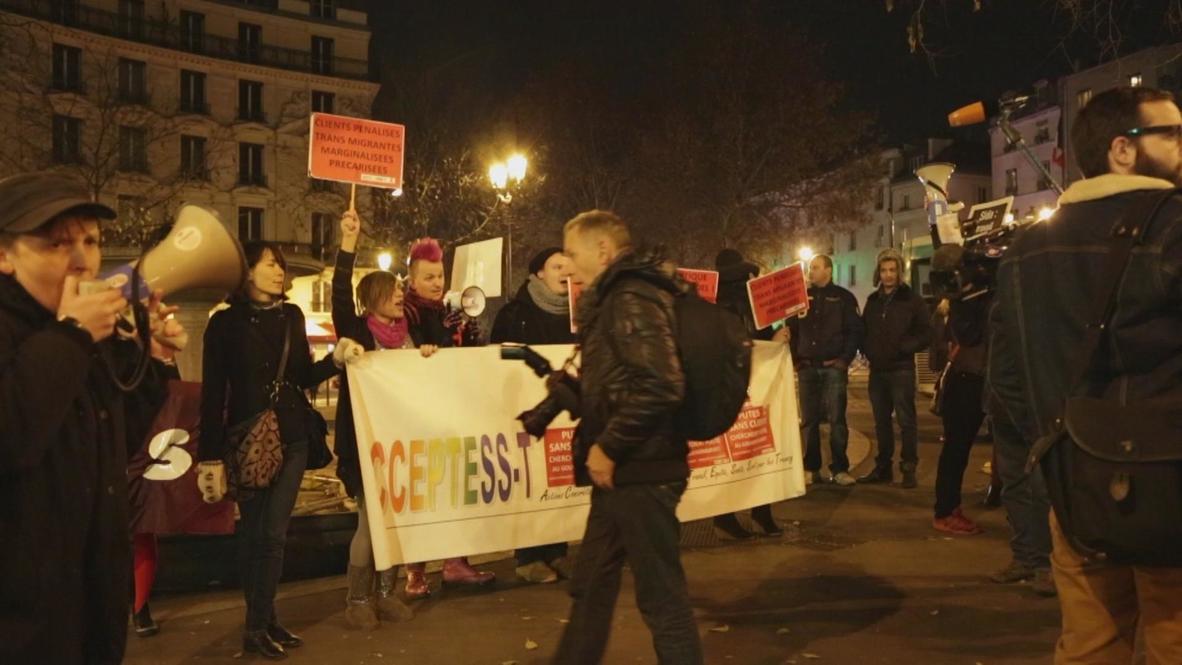 France: Dead sex workers remembered at rally against industry violence